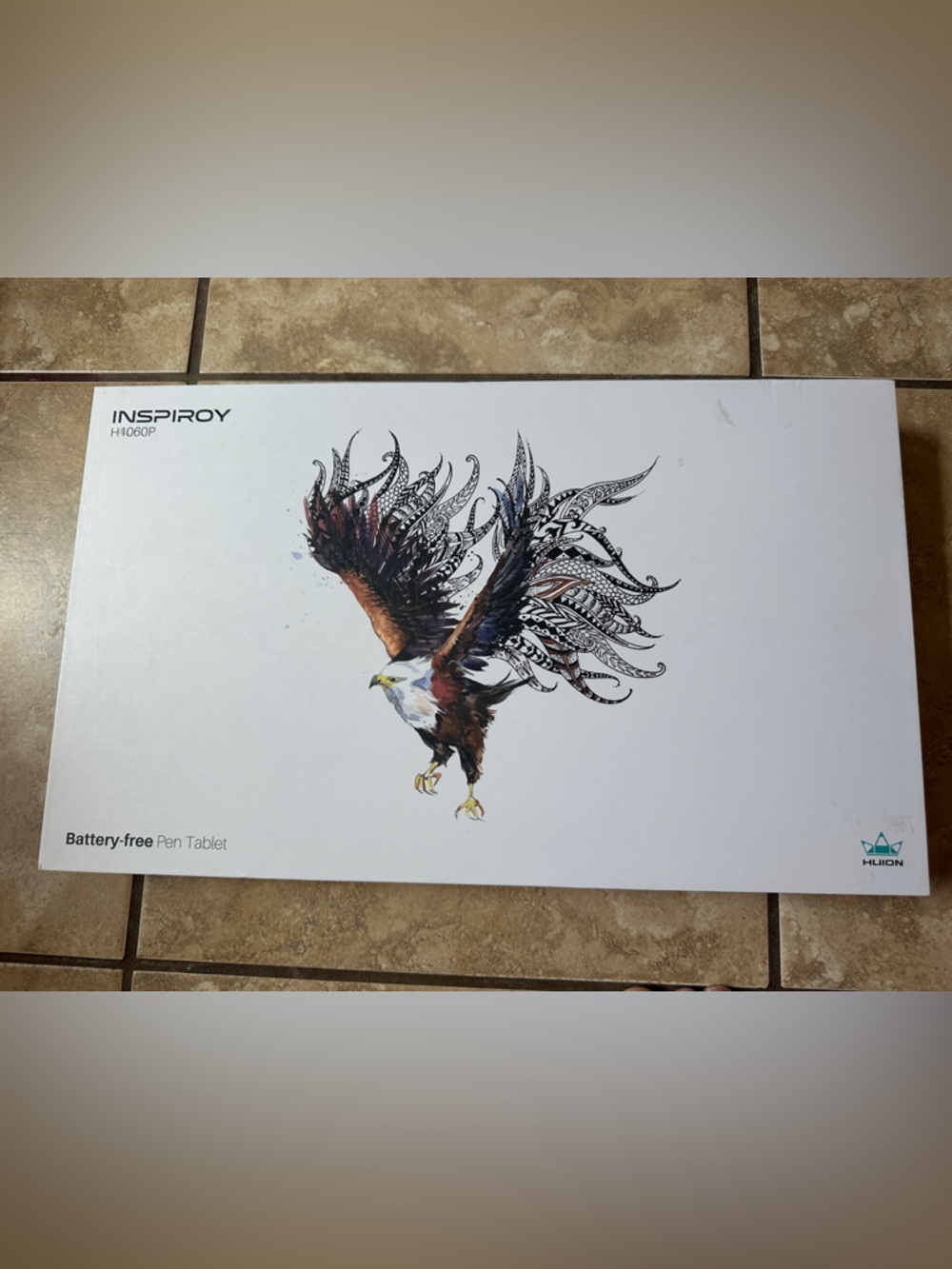 XP-Pen Inspiroy H640P Graphic Drawing Tablet with Eagle Artwork